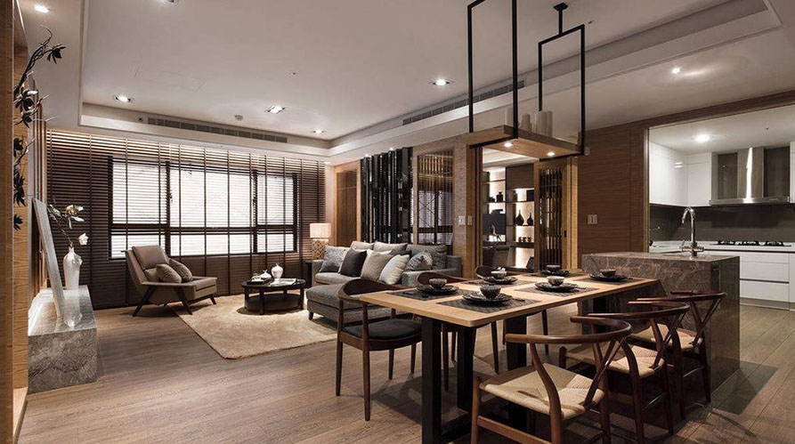 139方現(xiàn)代簡(jiǎn)約三居