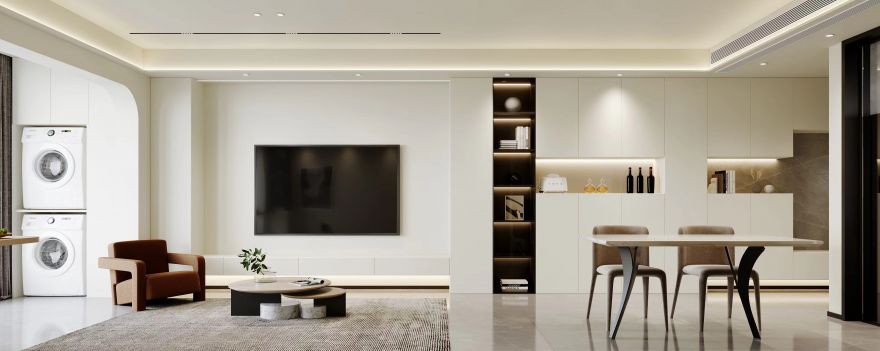 臺(tái)州裝修案例椒江中城廣場(chǎng)108平方戶(hù)型